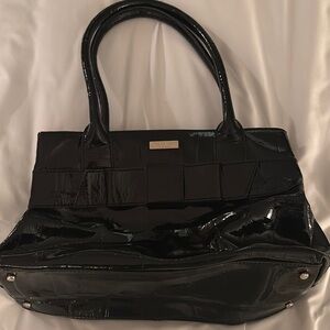 Kate Spade Elegant Black Patent Leather Handbag